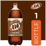 A&W Koffeinfreies, Niedrig-Natrium Root Beer Soda, 2 Liter Flaschen - Image 3
